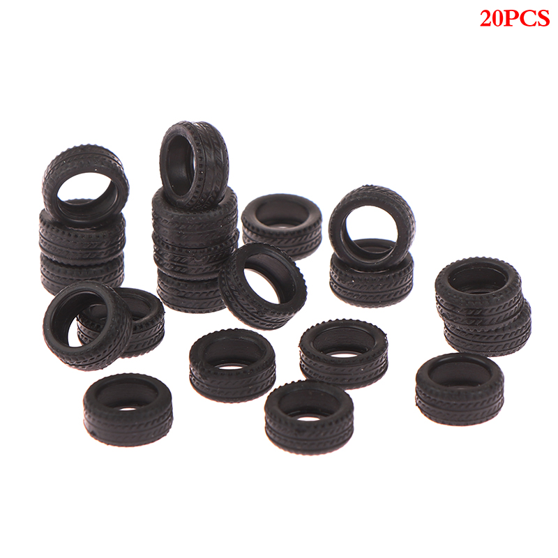 Model Kit Eva - 20Pcs/Set 1/64 Tire Skin Car Tire