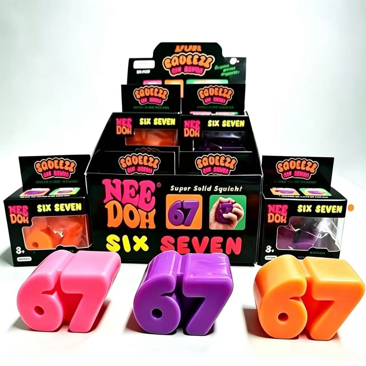 Model Kit Eva - Six Seven Number TPR Squishy Toy