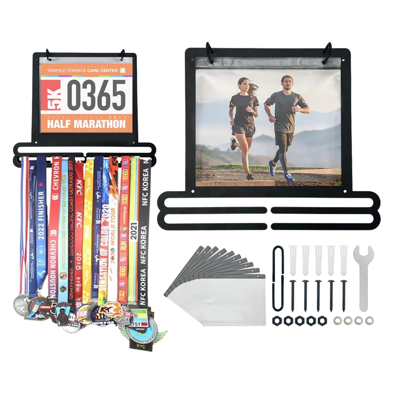Model Kit Runner Organizer - Premium Race Bib and Medal Display