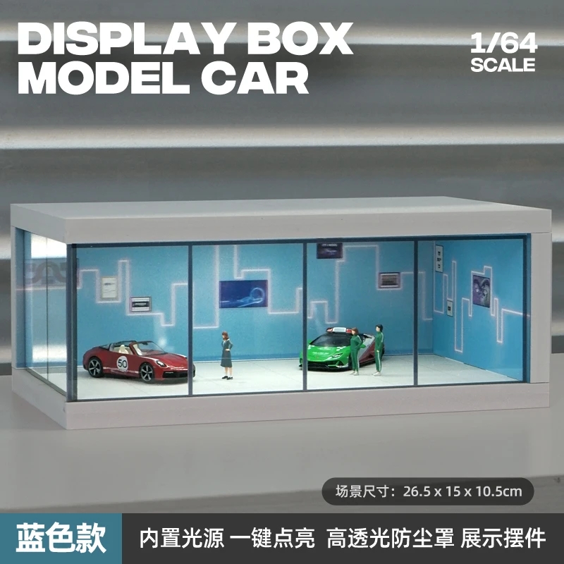 Model Kit Display Case - 1/64 Simulate Miniature Figure Scene Props