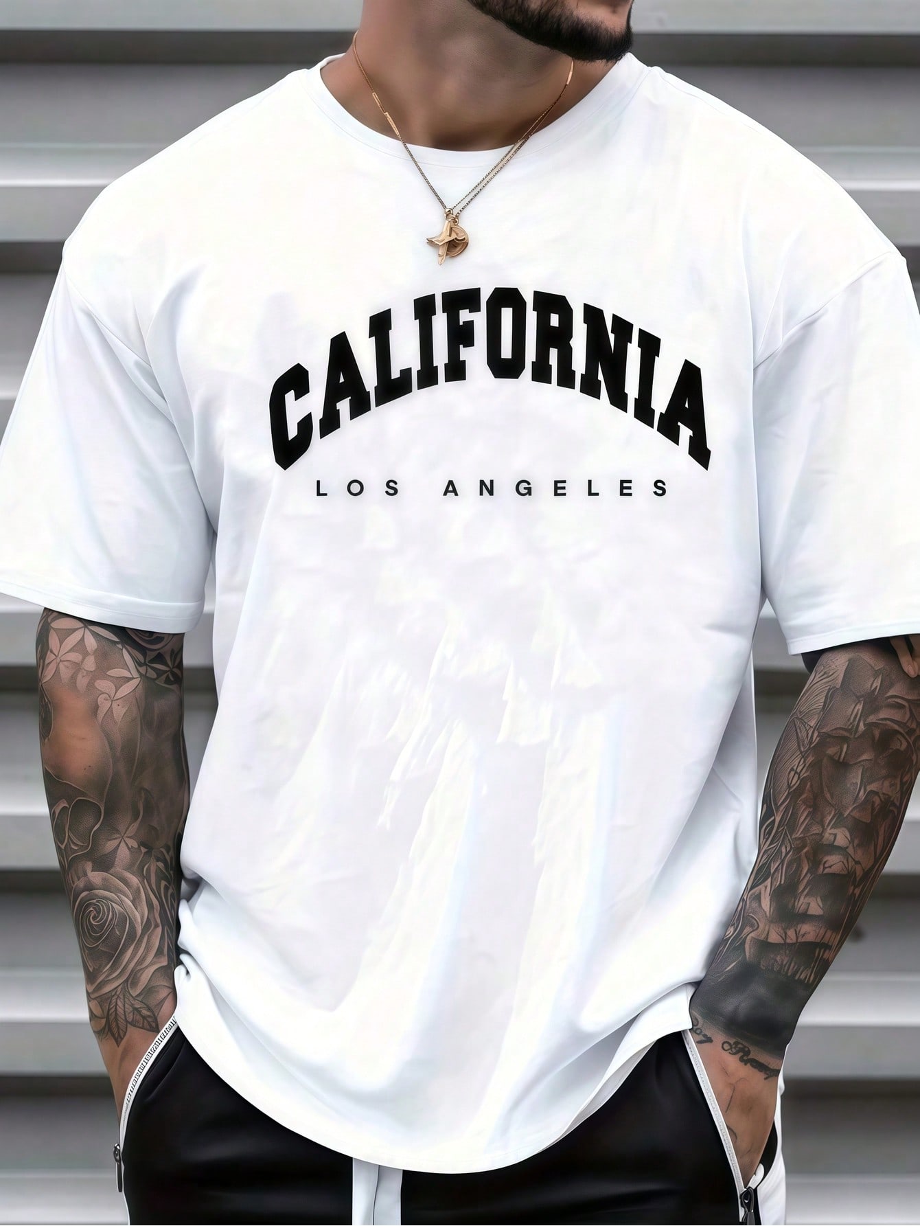 Wash Effect Set - 1pc Mens Clothes California Los Angeles