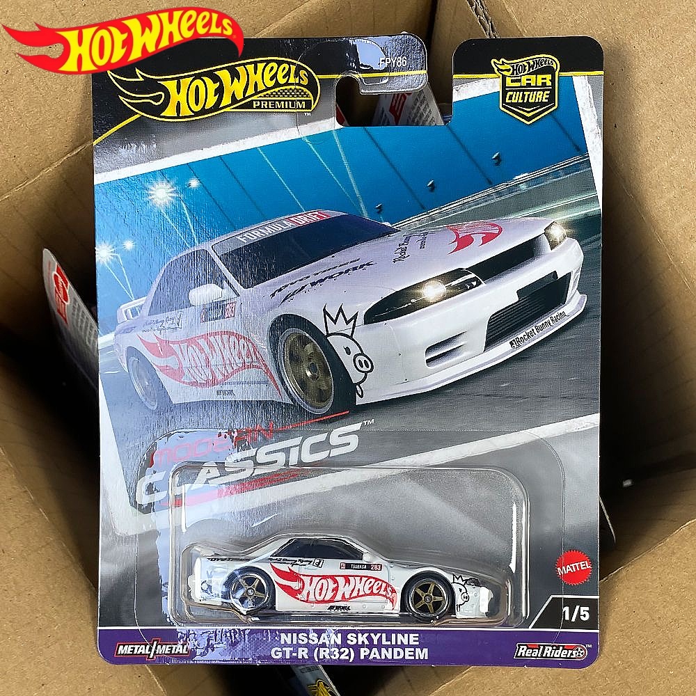 Model Kit Nissan Skyline - Hot Wheels Premium Diecast Car Model