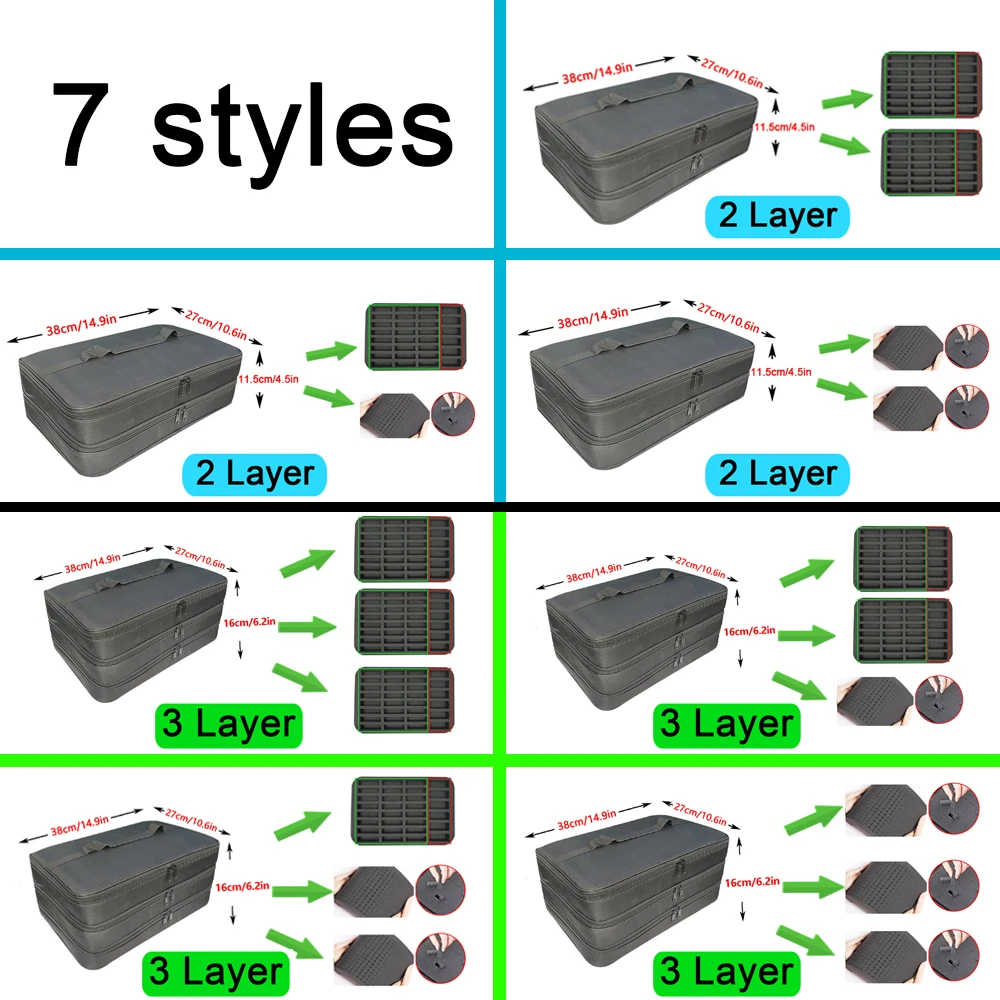 Miniature Figure Storage Box C - Model Kit Display Case review and price