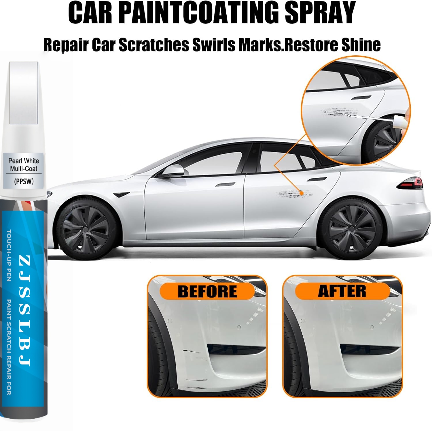 Car Touch Up Paint for Tesla M - Model Kit Paint Remover review and price