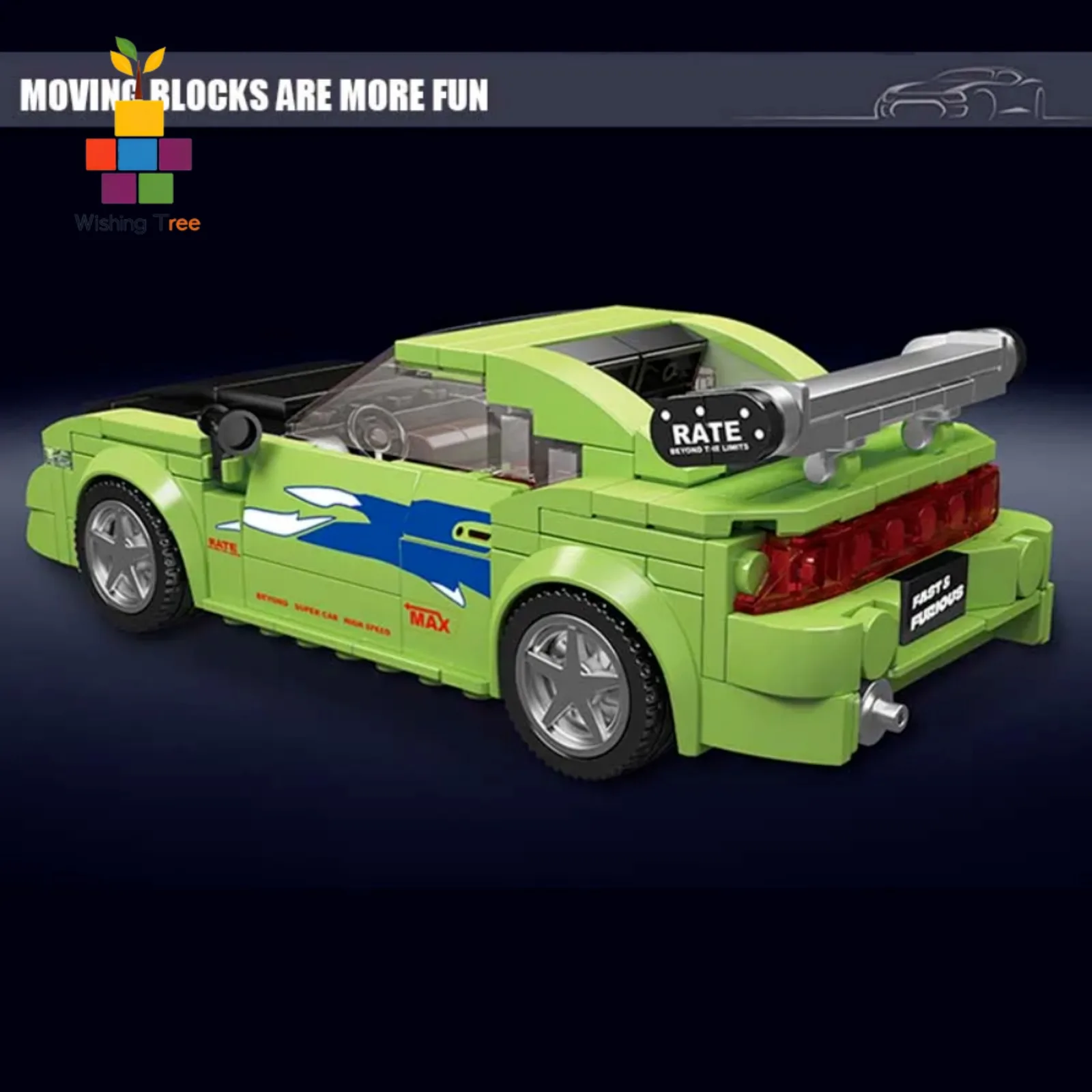 Mould King 27033 Racing Car Mo - Model Kit Display Case review and price