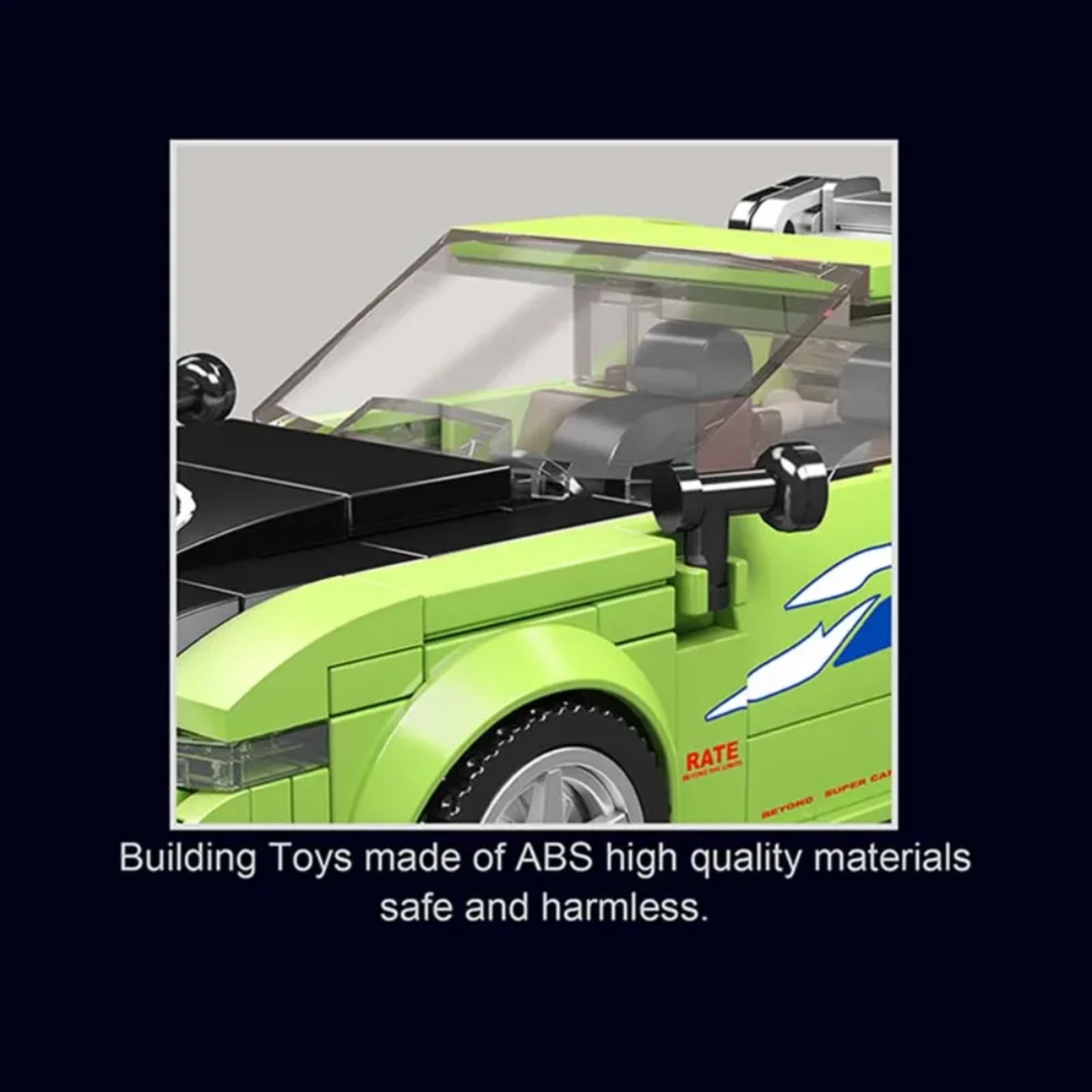 Mould King 27033 Racing Car Mo - Model Kit Display Case review and price