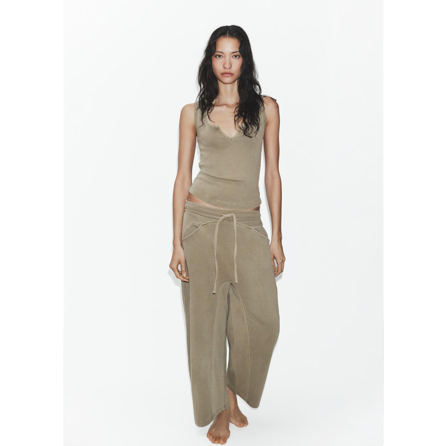 Washed Effect round Neck Sleev - Wash Effect Set review and price