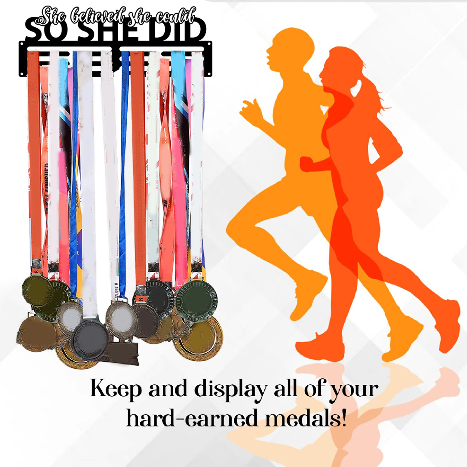 Medal Hanger Metal Race Medal  - Model Kit Runner Organizer review and price